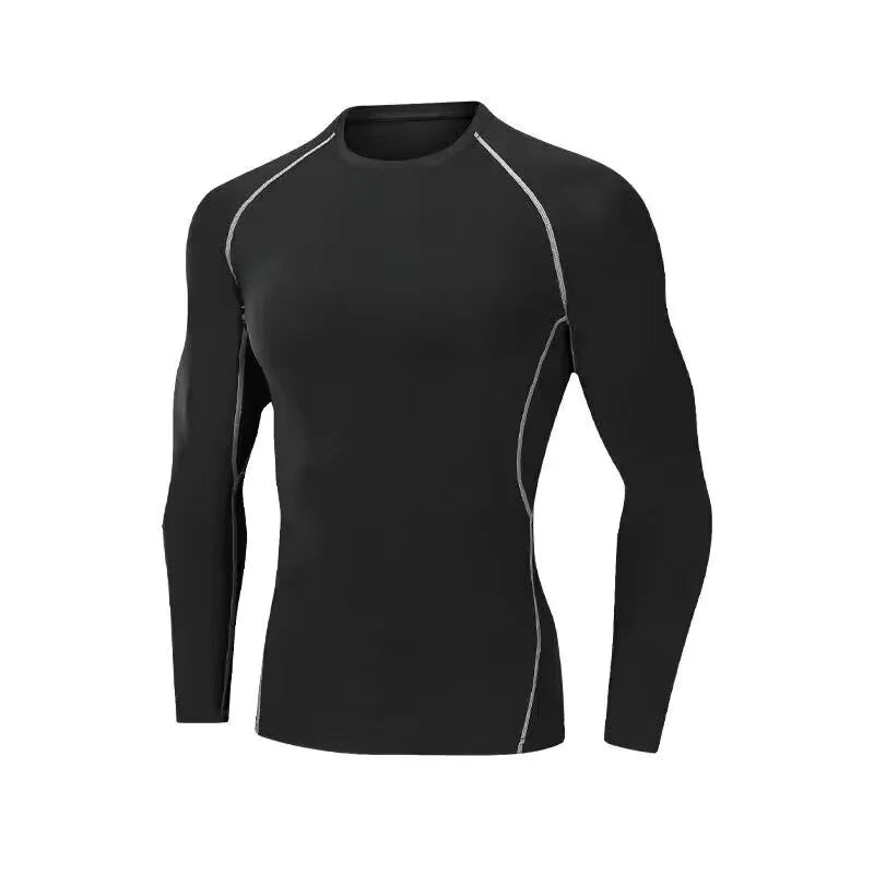 Camiseta Masculina Esportiva de Compressão Dry Fit | Treino, Academia, Corrida e Fitness