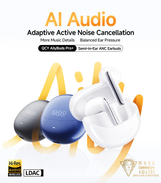 Fone  AilyBuds Pro+ ANC sem fio