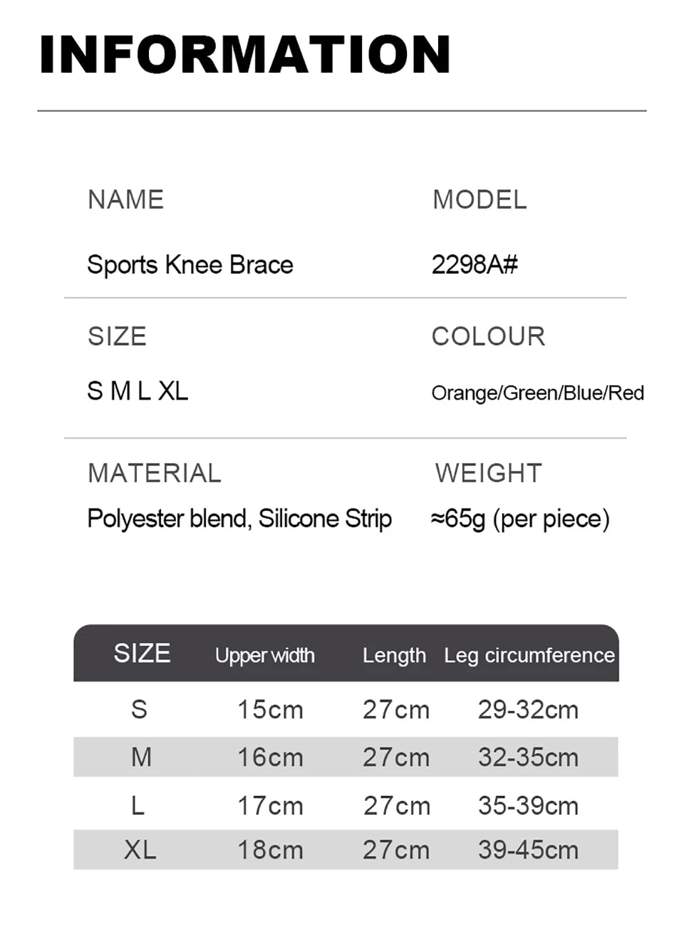 Joelheira Esportiva de Compressão Alta Elasticidade | Proteção, Absorção de Impacto e Suporte para Treinos e Esportes