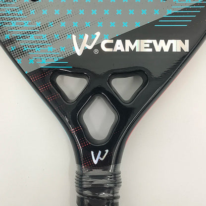 Raquete de Beach Tennis Camewin 3K Fibra de Carbono | Superfície Áspera para Mais Efeito e Controle