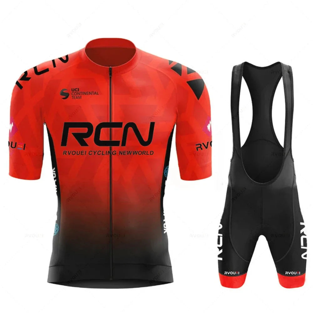 Conjunto de Ciclismo Team Camisa + Bretelle