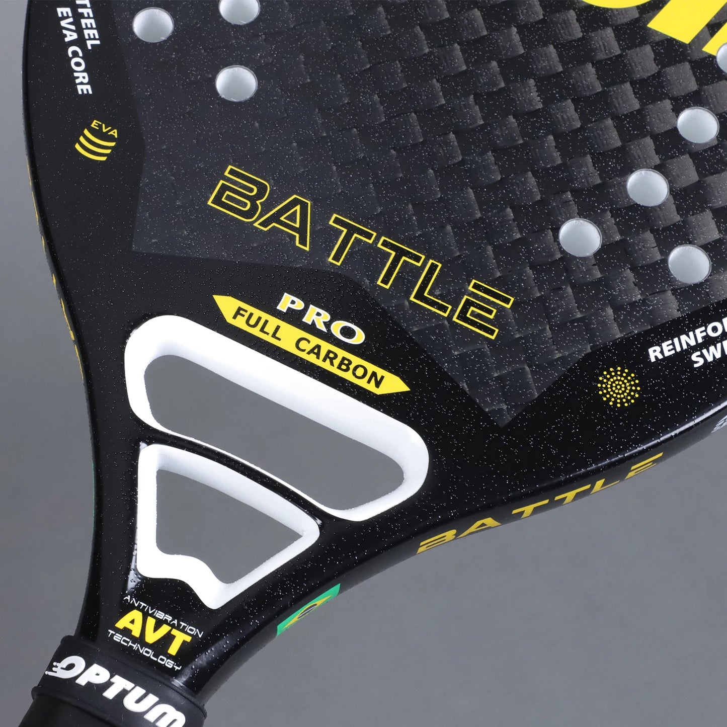 Raquete de Beach Tennis  12K Carbono | Superfície Áspera, Alta Performance e Capa Protetora Inclusa