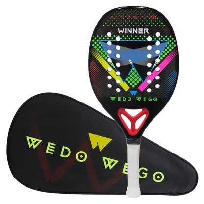 Raquete de Beach Tennis Carbono FC, 3K, 12K, 18K Máximo Controle