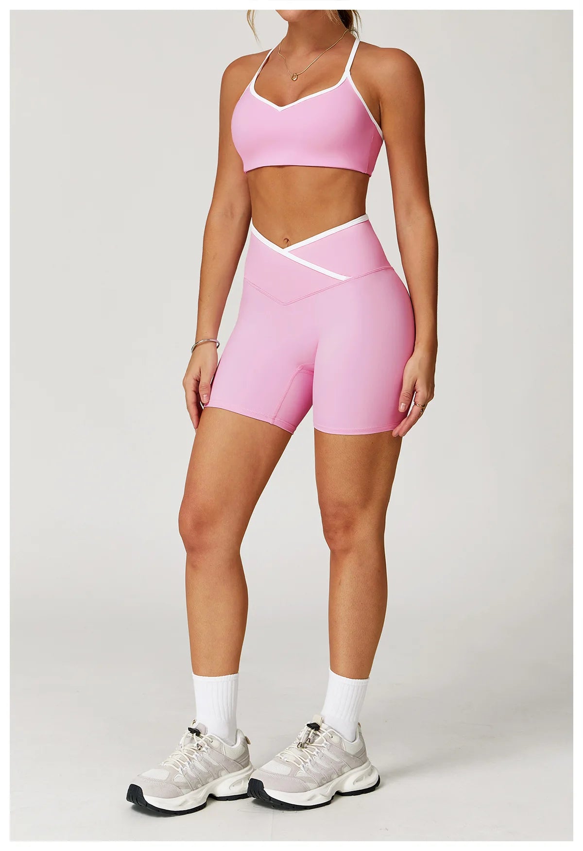 Conjunto Fitness Feminino 2 Peças Flare | Top e Calça Cintura Alta